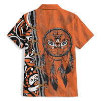 Canada Indigenous Orange Shirt Day Hawaiian Shirt Haida Dreamcatcher Art