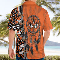 Canada Indigenous Orange Shirt Day Hawaiian Shirt Haida Dreamcatcher Art