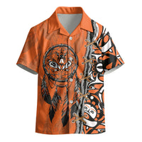 Canada Indigenous Orange Shirt Day Kid Hawaiian Shirt Haida Dreamcatcher Art