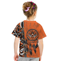 Canada Indigenous Orange Shirt Day Kid T Shirt Haida Dreamcatcher Art