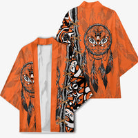 Canada Indigenous Orange Shirt Day Kimono Haida Dreamcatcher Art