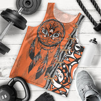 Canada Indigenous Orange Shirt Day Men Tank Top Haida Dreamcatcher Art