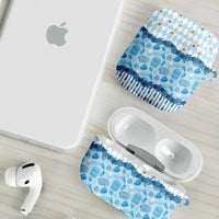 Oktoberfest Bavarian Heritage AirPods Case Edelweiss Beer Festival Blue Pattern