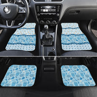Oktoberfest Bavarian Heritage Car Mats Edelweiss Beer Festival Blue Pattern