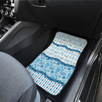 Oktoberfest Bavarian Heritage Car Mats Edelweiss Beer Festival Blue Pattern