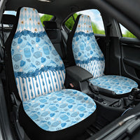 Oktoberfest Bavarian Heritage Car Seat Cover Edelweiss Beer Festival Blue Pattern