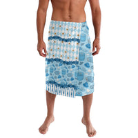 Oktoberfest Bavarian Heritage Lavalava Edelweiss Beer Festival Blue Pattern