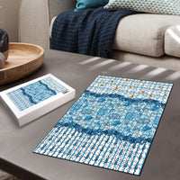 Oktoberfest Bavarian Heritage Puzzle Edelweiss Beer Festival Blue Pattern