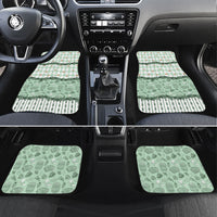 Oktoberfest Bavarian Heritage Car Mats Edelweiss Beer Festival Green Pattern