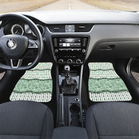 Oktoberfest Bavarian Heritage Car Mats Edelweiss Beer Festival Green Pattern