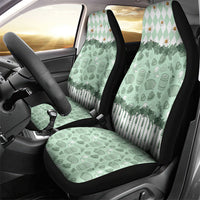 Oktoberfest Bavarian Heritage Car Seat Cover Edelweiss Beer Festival Green Pattern