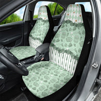 Oktoberfest Bavarian Heritage Car Seat Cover Edelweiss Beer Festival Green Pattern