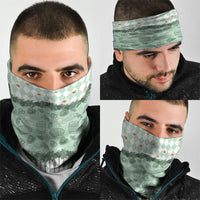 Oktoberfest Bavarian Heritage Neck Gaiter Edelweiss Beer Festival Green Pattern