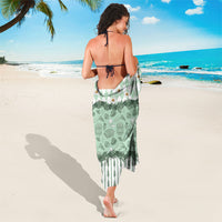 Oktoberfest Bavarian Heritage Sarong Edelweiss Beer Festival Green Pattern