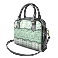 Oktoberfest Bavarian Heritage Shoulder Handbag Edelweiss Beer Festival Green Pattern