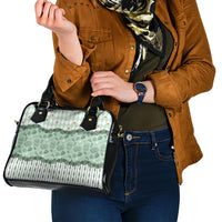Oktoberfest Bavarian Heritage Shoulder Handbag Edelweiss Beer Festival Green Pattern