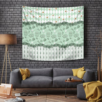 Oktoberfest Bavarian Heritage Tapestry Edelweiss Beer Festival Green Pattern