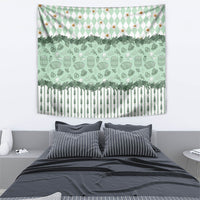 Oktoberfest Bavarian Heritage Tapestry Edelweiss Beer Festival Green Pattern
