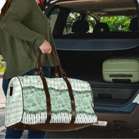 Oktoberfest Bavarian Heritage Travel Bag Edelweiss Beer Festival Green Pattern