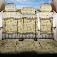 Oktoberfest Bavarian Heritage Back Car Seat Cover Edelweiss Beer Festival Gold Pattern