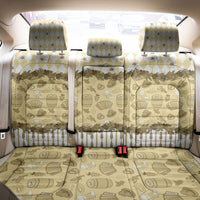 Oktoberfest Bavarian Heritage Back Car Seat Cover Edelweiss Beer Festival Gold Pattern