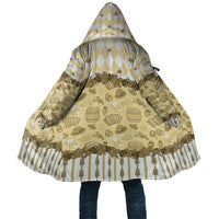 Oktoberfest Bavarian Heritage Cloak Edelweiss Beer Festival Gold Pattern