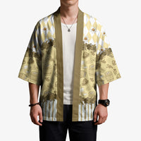 Oktoberfest Bavarian Heritage Kimono Edelweiss Beer Festival Gold Pattern