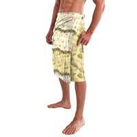 Oktoberfest Bavarian Heritage Lavalava Edelweiss Beer Festival Gold Pattern