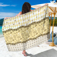 Oktoberfest Bavarian Heritage Sarong Edelweiss Beer Festival Gold Pattern