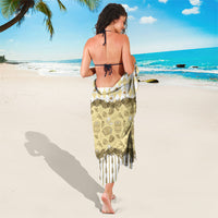Oktoberfest Bavarian Heritage Sarong Edelweiss Beer Festival Gold Pattern