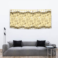 Oktoberfest Bavarian Heritage Tapestry Edelweiss Beer Festival Gold Pattern