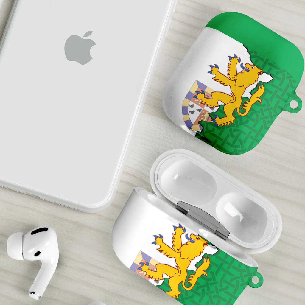 Radnorshire Wales AirPods Case Map and Emblem Celtic Style - Wonder Print Shop