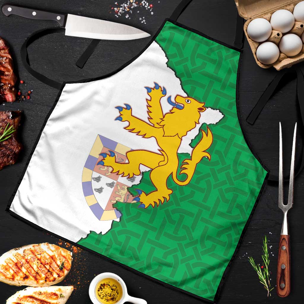 Radnorshire Wales Apron Map and Emblem Celtic Style - Wonder Print Shop