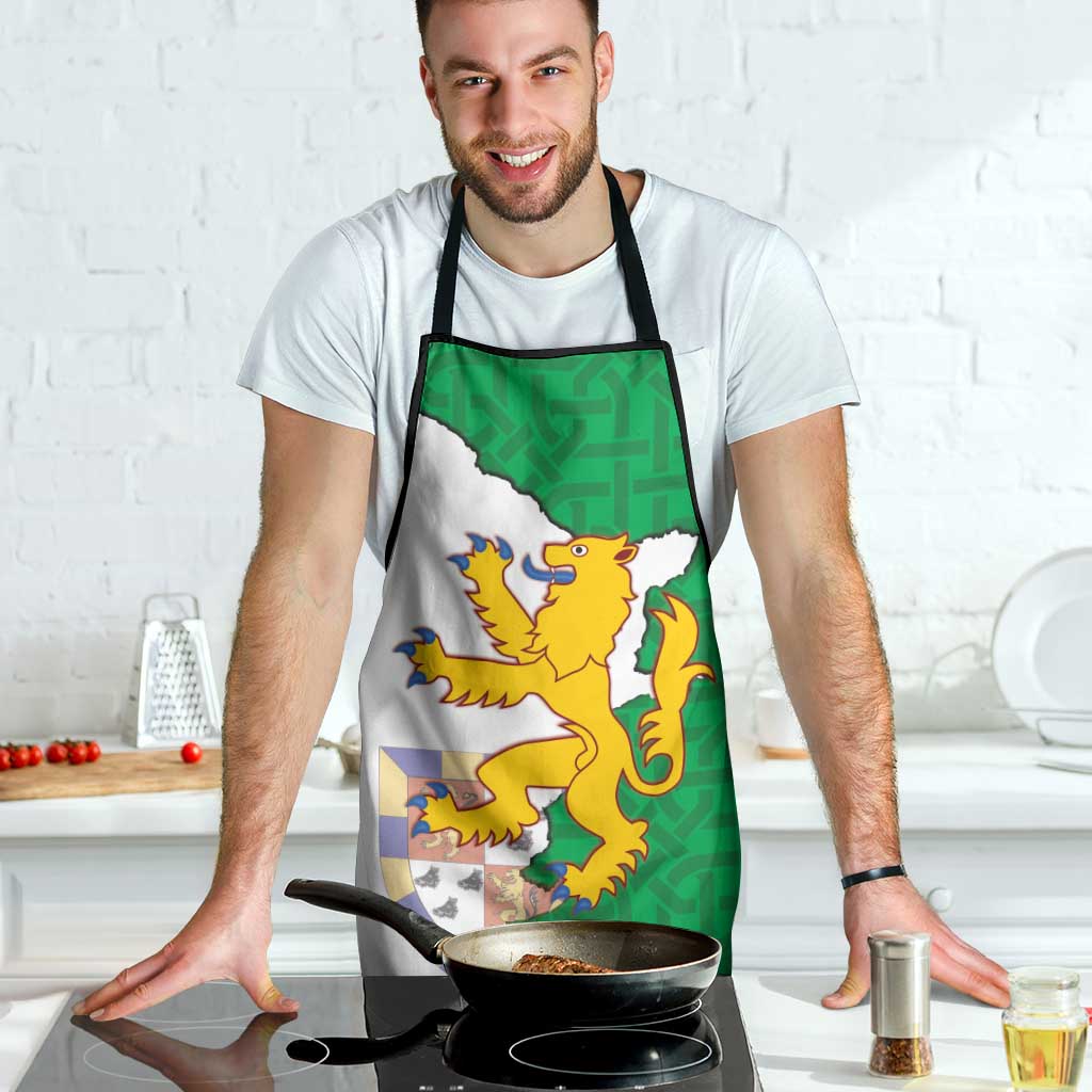 Radnorshire Wales Apron Map and Emblem Celtic Style - Wonder Print Shop