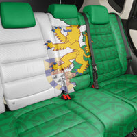 Radnorshire Wales Back Car Seat Cover Map and Emblem Celtic Style - Wonder Print Shop