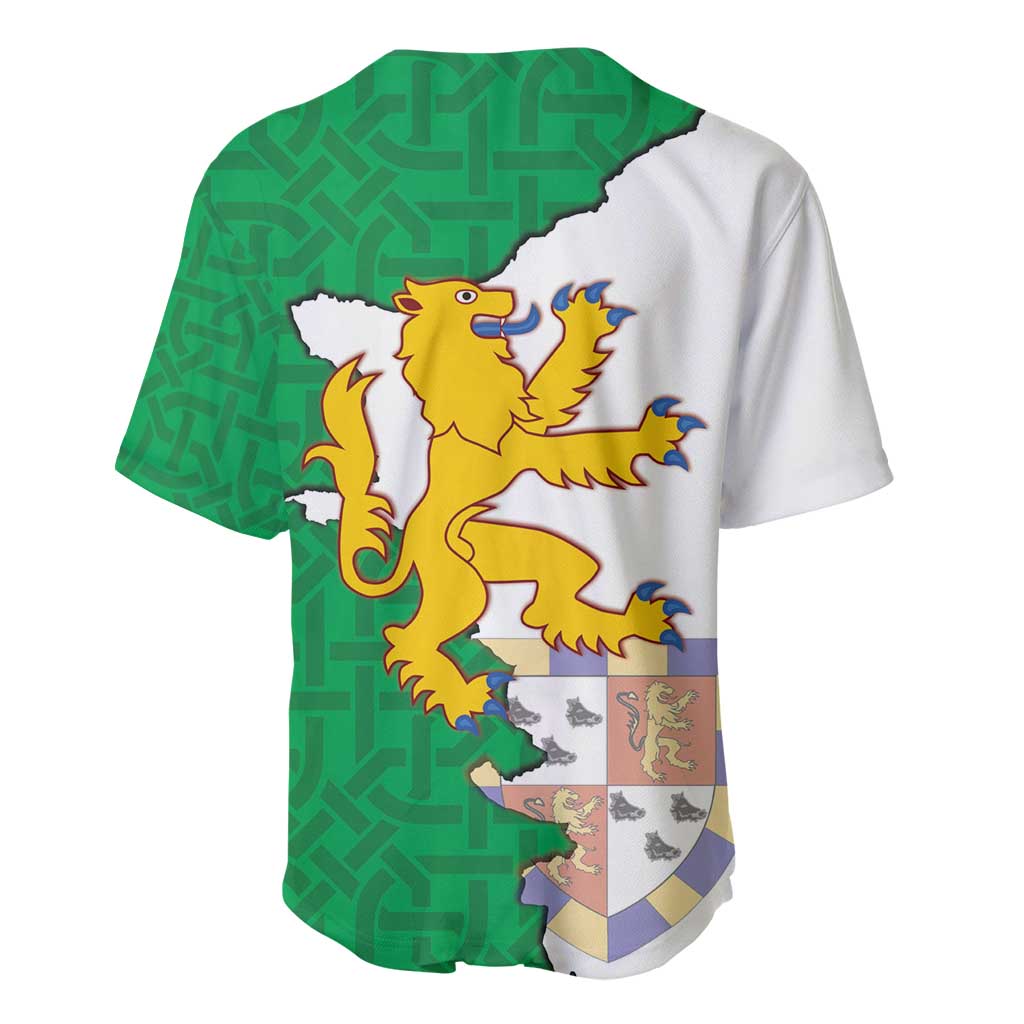 Radnorshire Wales Baseball Jersey Map and Emblem Celtic Style - Wonder Print Shop