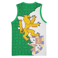 Radnorshire Wales Basketball Jersey Map and Emblem Celtic Style - Wonder Print Shop