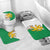 Radnorshire Wales Bathroom Set Map and Emblem Celtic Style - Wonder Print Shop