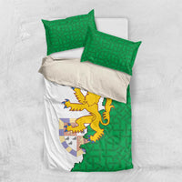 Radnorshire Wales Bedding Set Map and Emblem Celtic Style - Wonder Print Shop