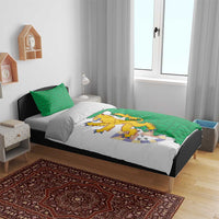 Radnorshire Wales Bedding Set Map and Emblem Celtic Style - Wonder Print Shop