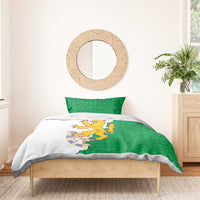Radnorshire Wales Bedding Set Map and Emblem Celtic Style - Wonder Print Shop