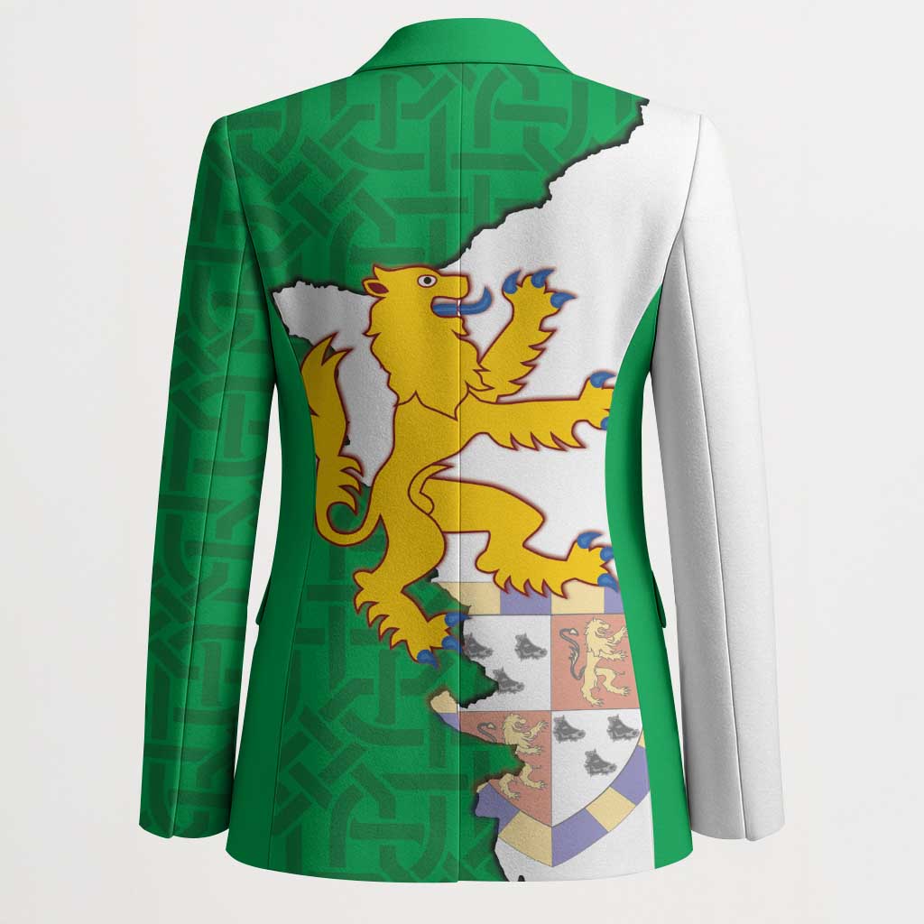 Radnorshire Wales Blazer Map and Emblem Celtic Style - Wonder Print Shop