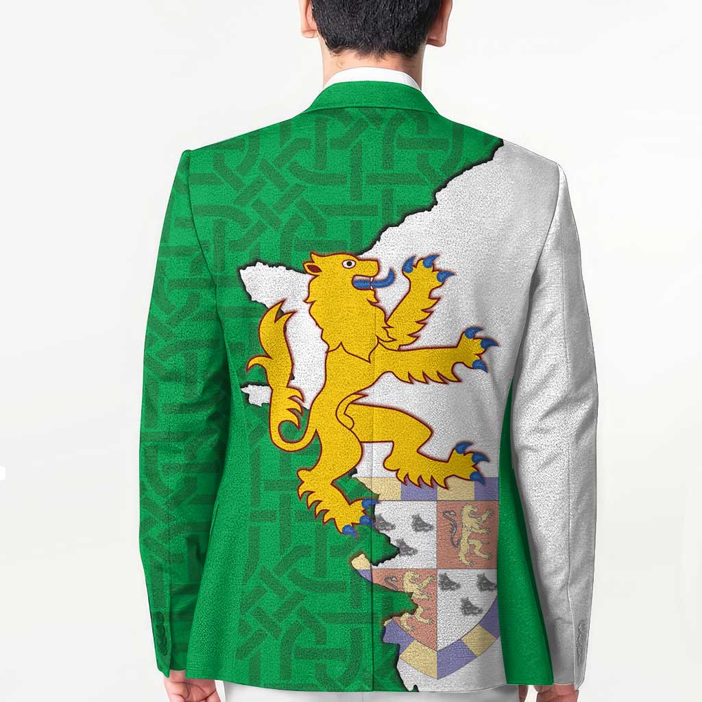 Radnorshire Wales Blazer Map and Emblem Celtic Style - Wonder Print Shop