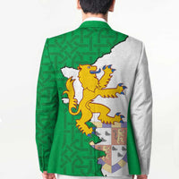 Radnorshire Wales Blazer Map and Emblem Celtic Style - Wonder Print Shop