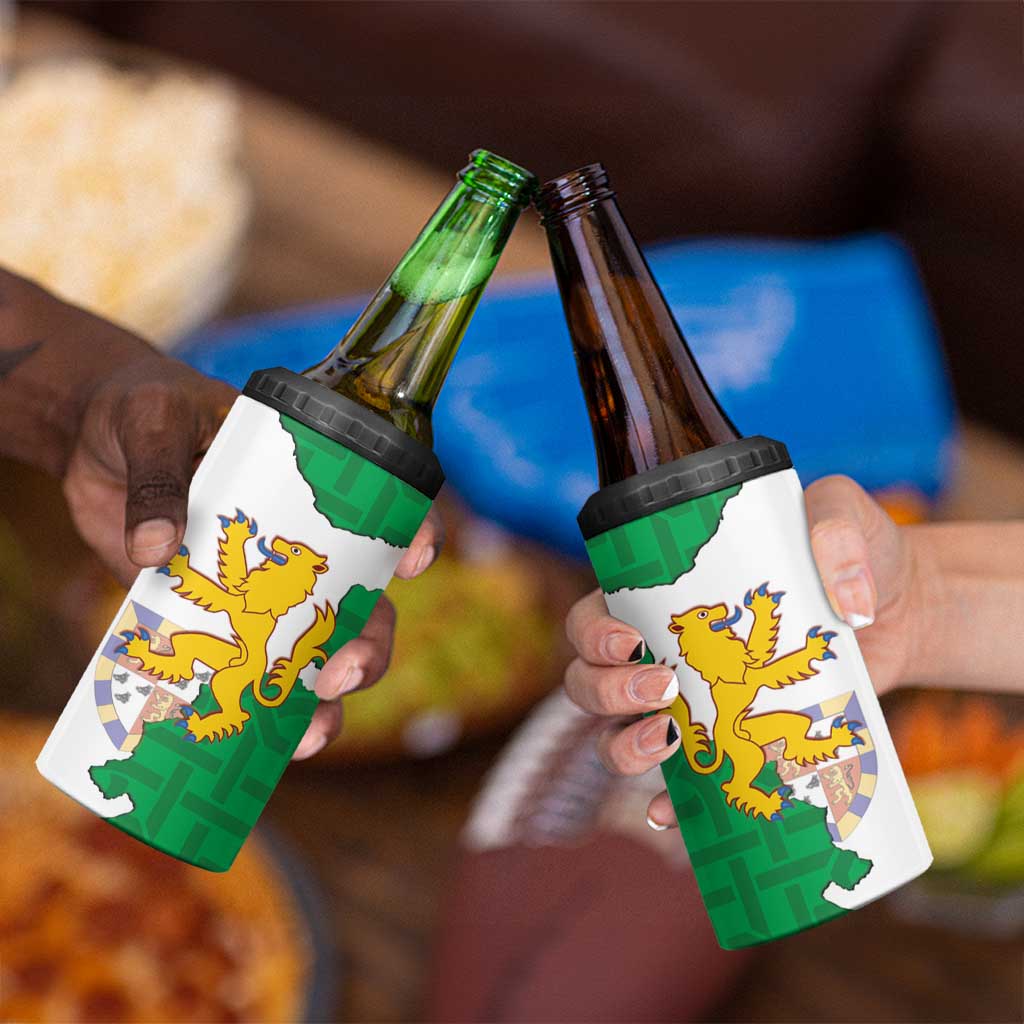 Radnorshire Wales 4 in 1 Can Cooler Tumbler Map and Emblem Celtic Style - Wonder Print Shop