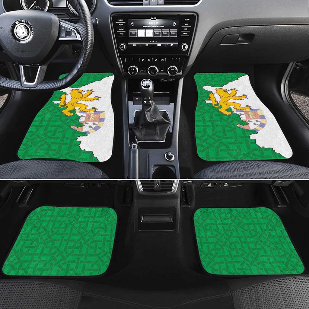 Radnorshire Wales Car Mats Map and Emblem Celtic Style - Wonder Print Shop