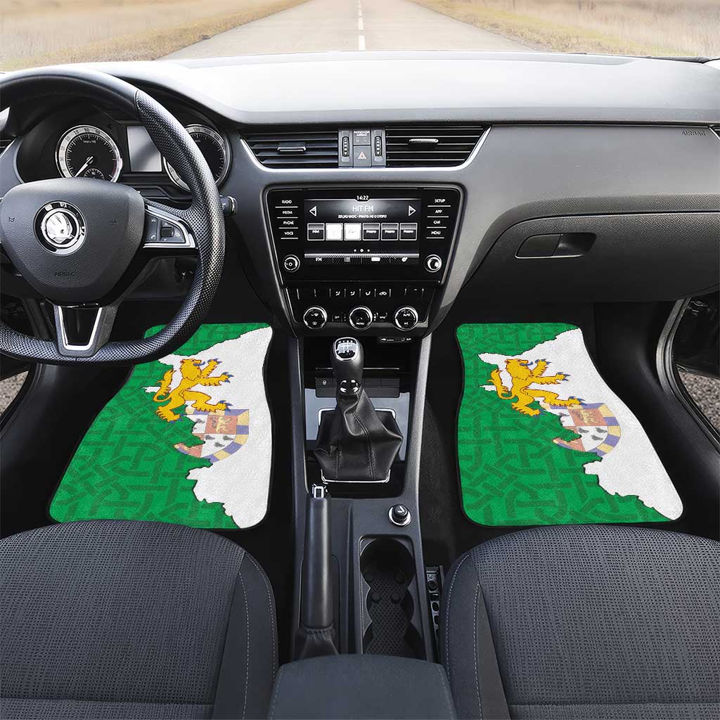 Radnorshire Wales Car Mats Map and Emblem Celtic Style - Wonder Print Shop