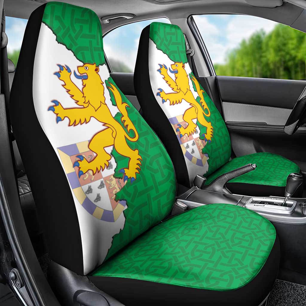Radnorshire Wales Car Seat Cover Map and Emblem Celtic Style - Wonder Print Shop
