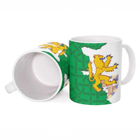 Radnorshire Wales Ceramic Mug Map and Emblem Celtic Style - Wonder Print Shop