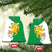 Radnorshire Wales Ceramic Ornament Map and Emblem Celtic Style - Wonder Print Shop